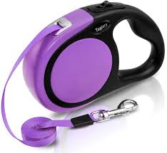 No tangle retractable dog leash